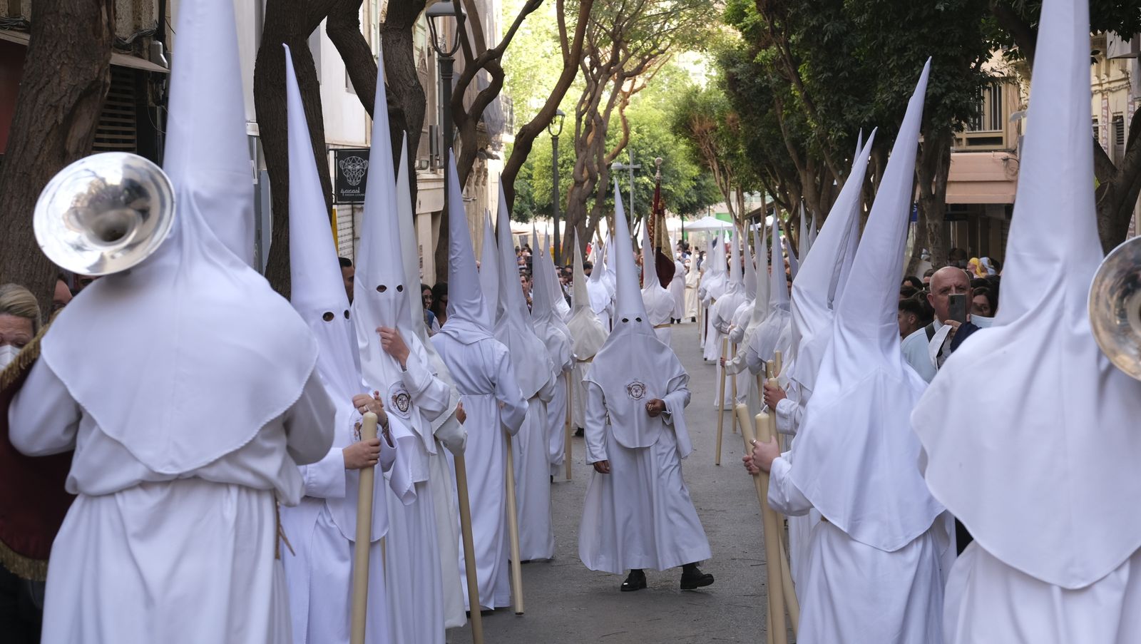 Fotogalería procesión de la Santa Cena. Semana Santa de Almería 2022.