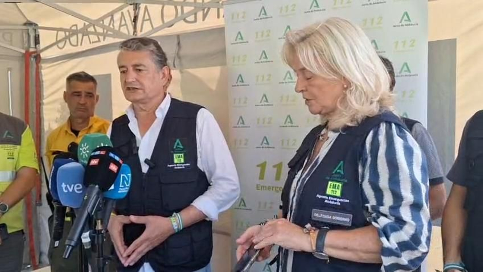 Antonio Sanz informa sobre la estabilización del incendio de Tarifa