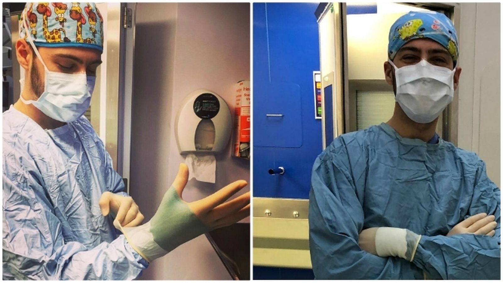 Casto López, durante una jornada laboral en Londres.