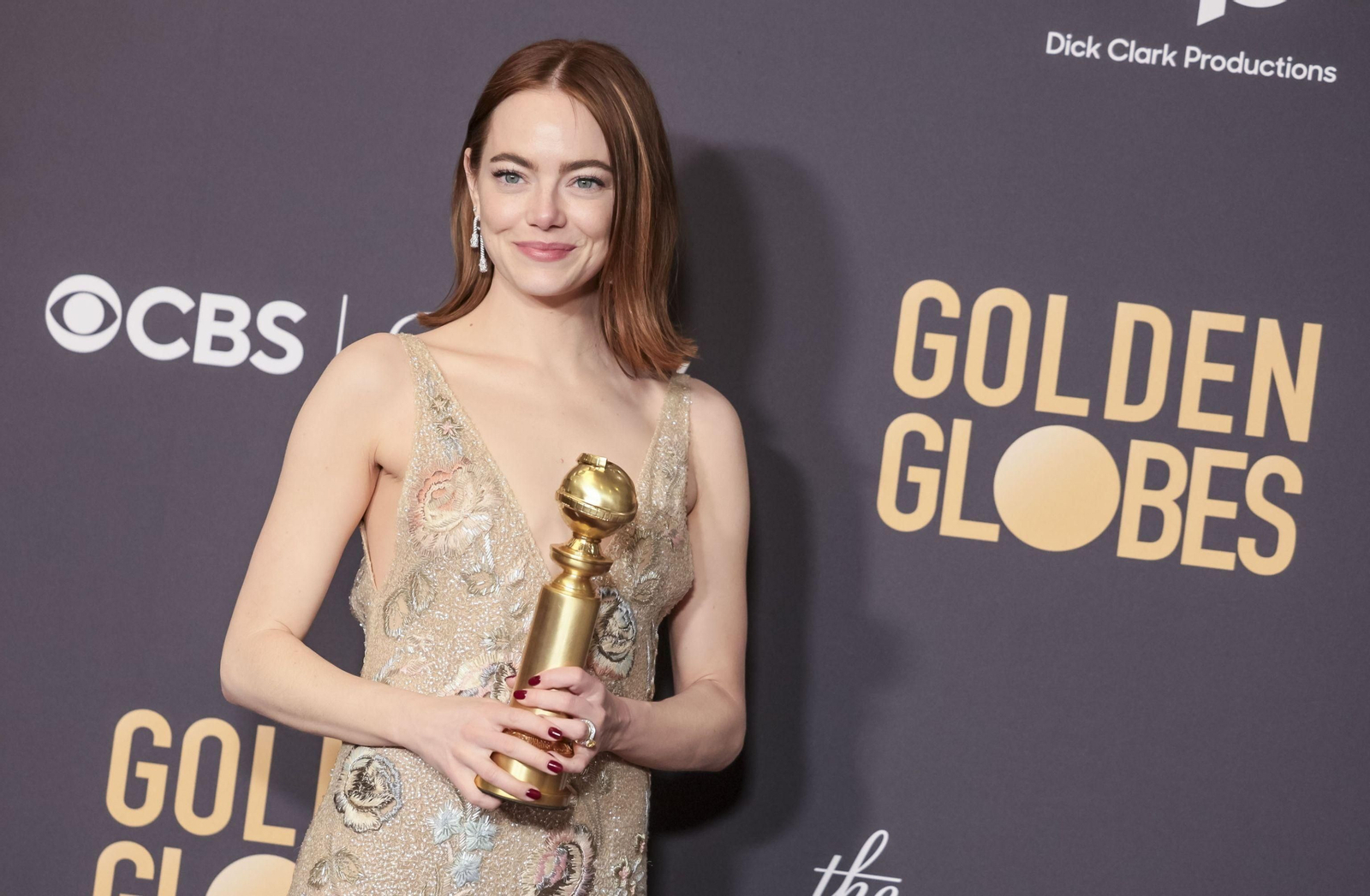 La actriz Emma Stone fue una de las ganadoras de la noche.
