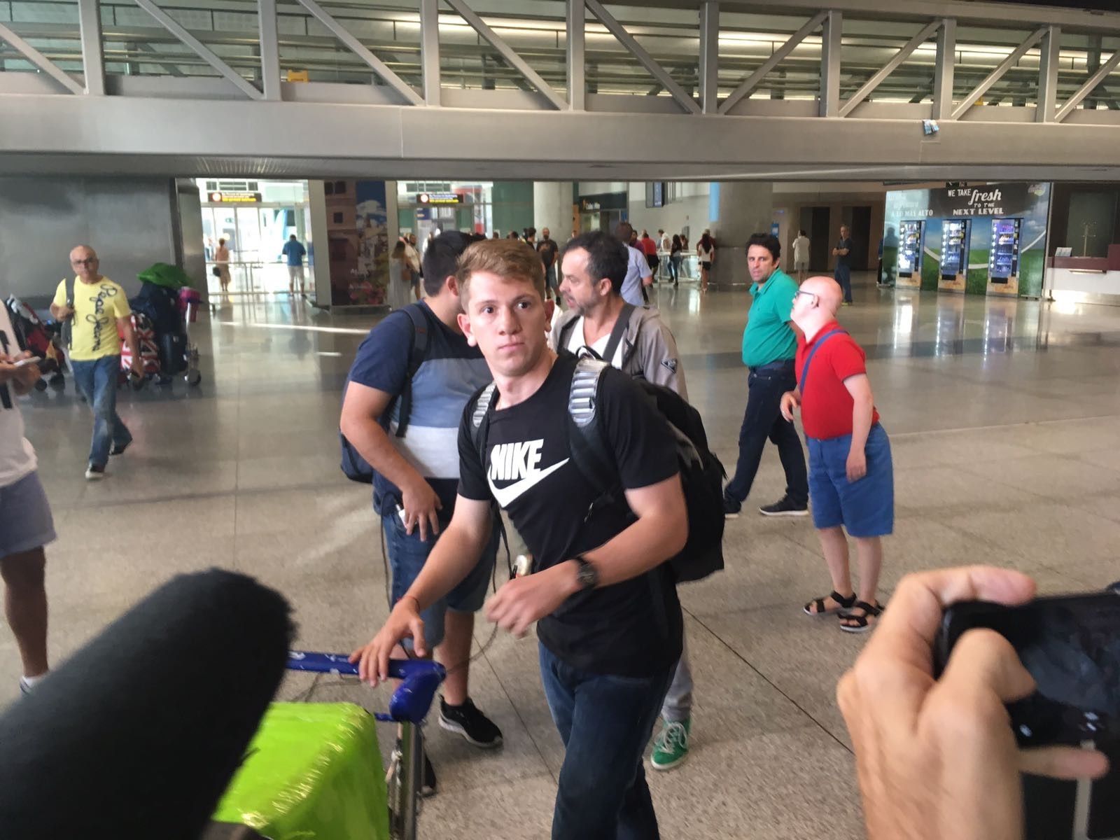 Rolón ya está en Málaga