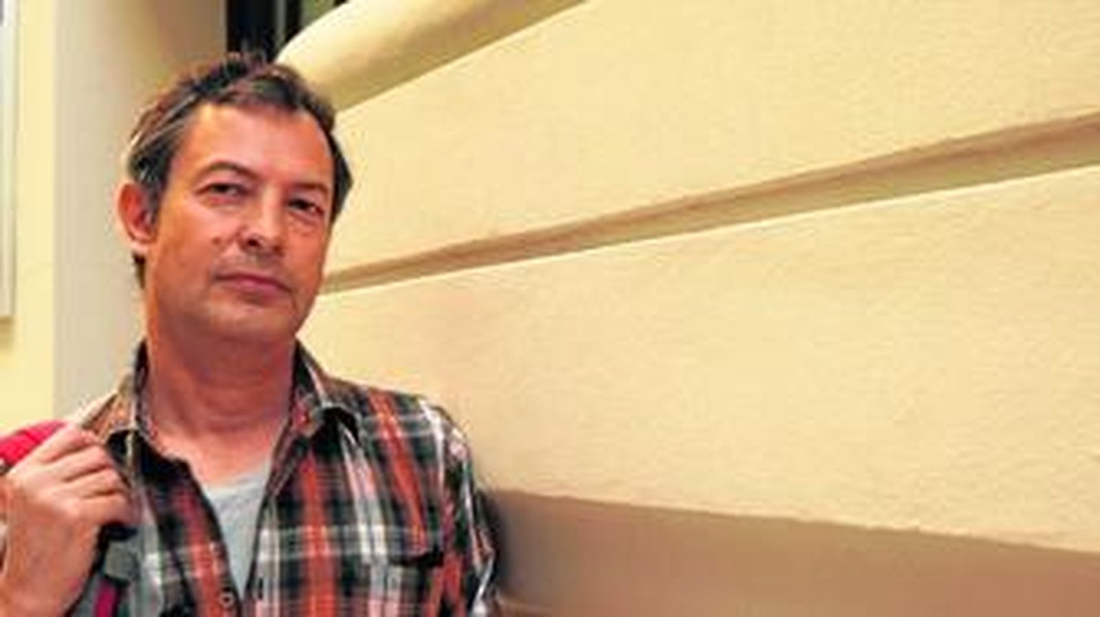 Ricardo Iscar, ayer, en el Teatro Echegaray.