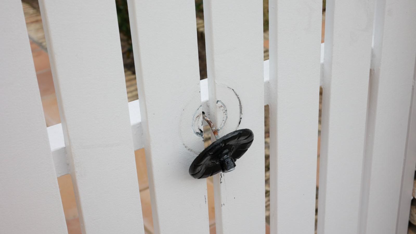 Detalle de la puerta de la vivienda.