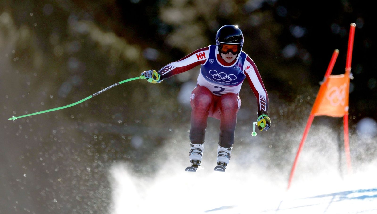 Las espectaculares fotos del descenso masculino en los Juegos Olímpicos de invierno