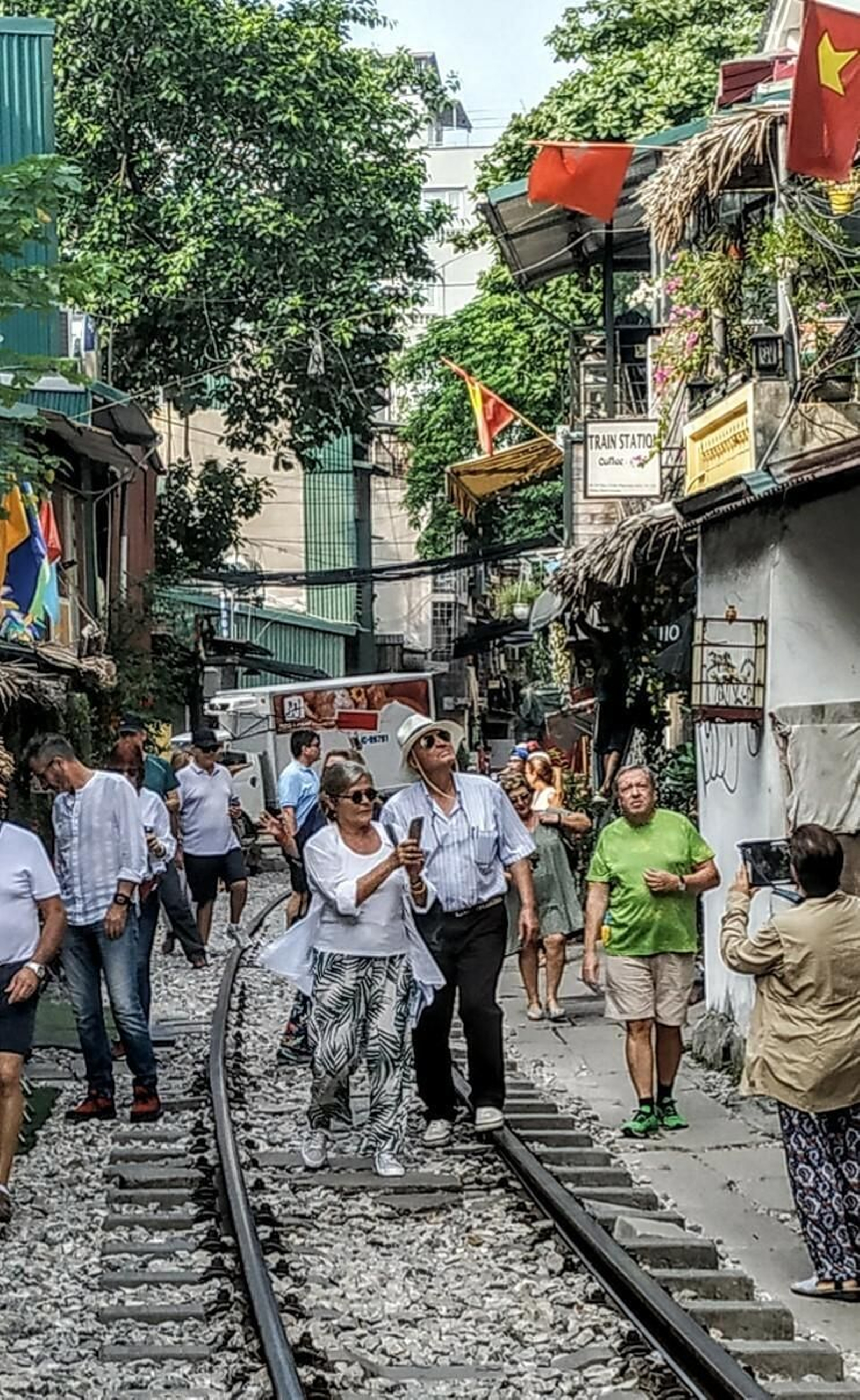 En la calle del tren