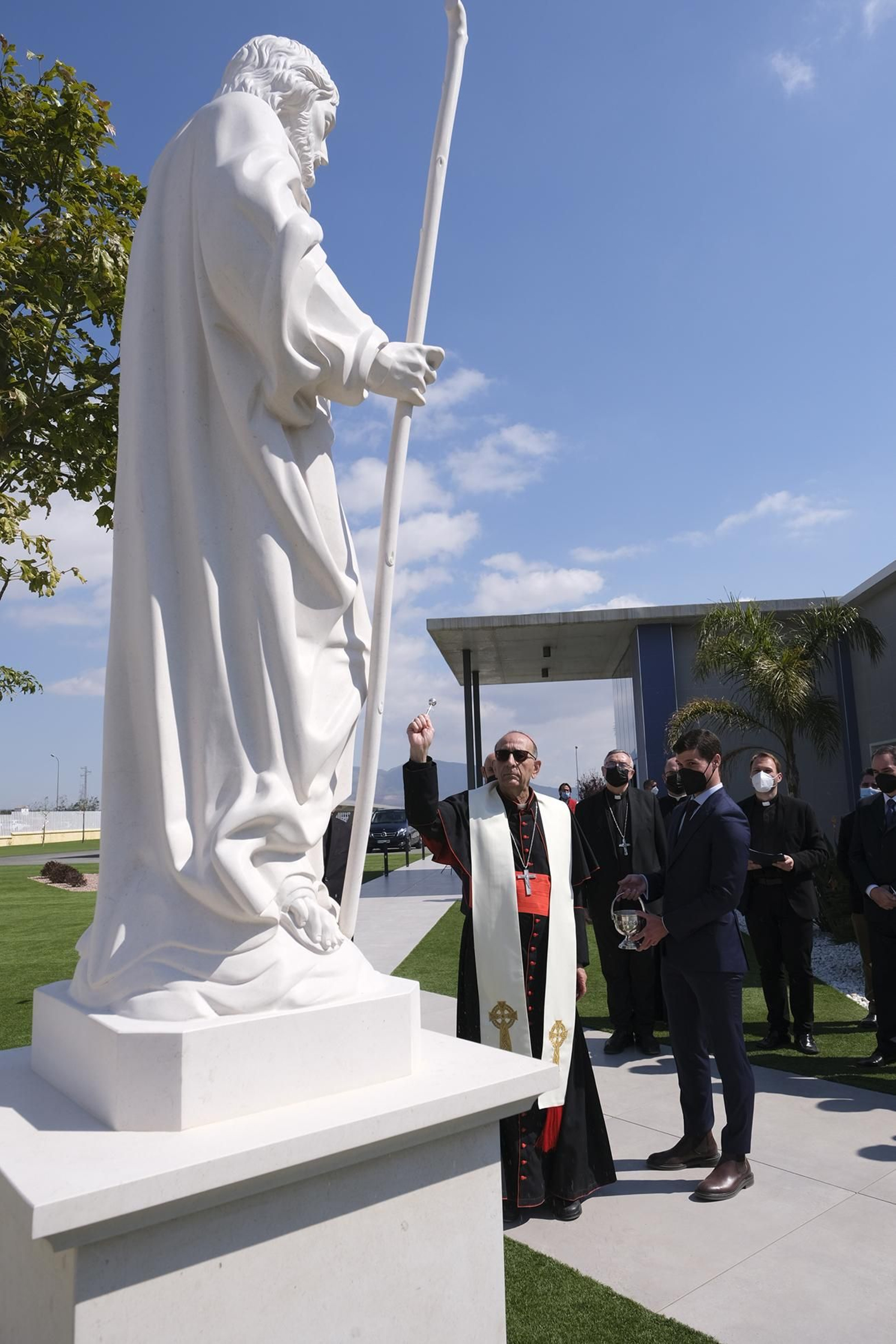 Bendición de las instalaciones de Hydrodiseño, en Huércal Overa (Almería)
