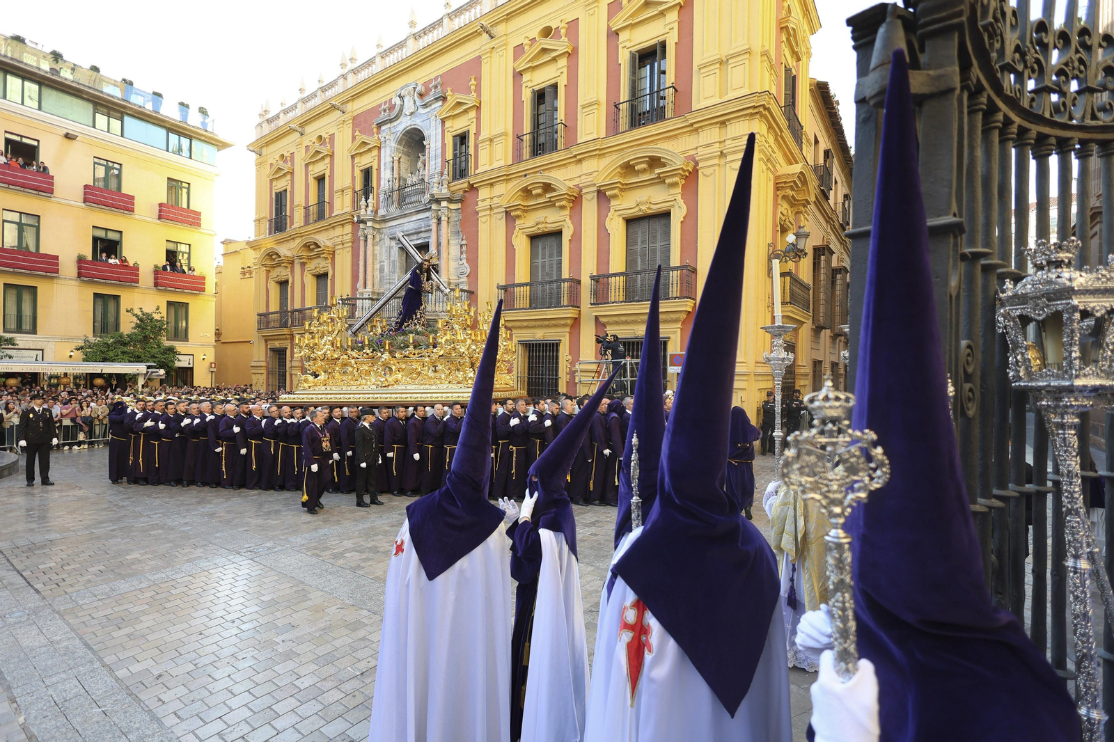 El Rico, en su procesión del Miércoles Santo en Málaga El Rico, en su procesión del Miércoles Santo en Málaga