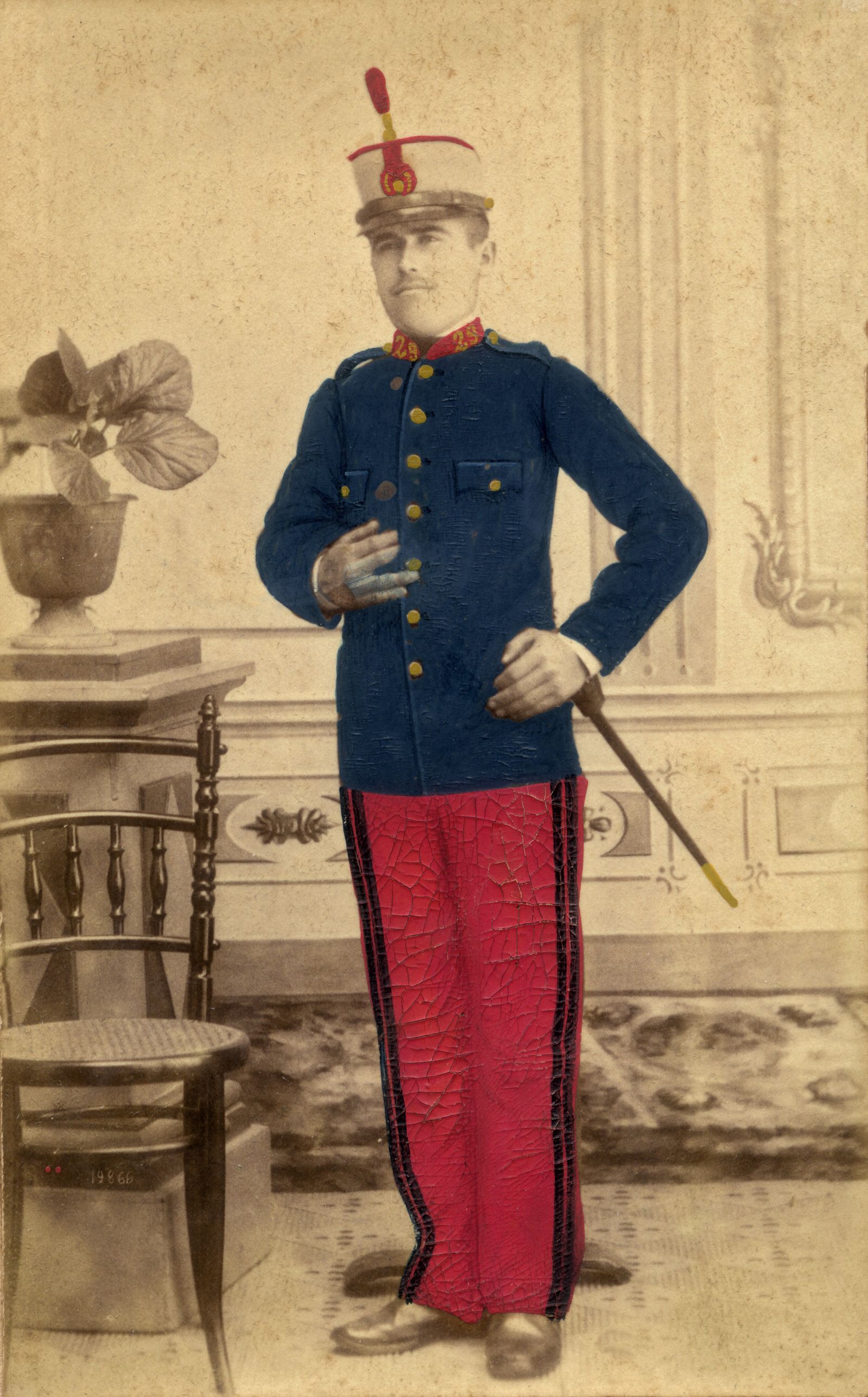 Una imagen de Miguel Borrego Chacón, que batalló en Cuba.