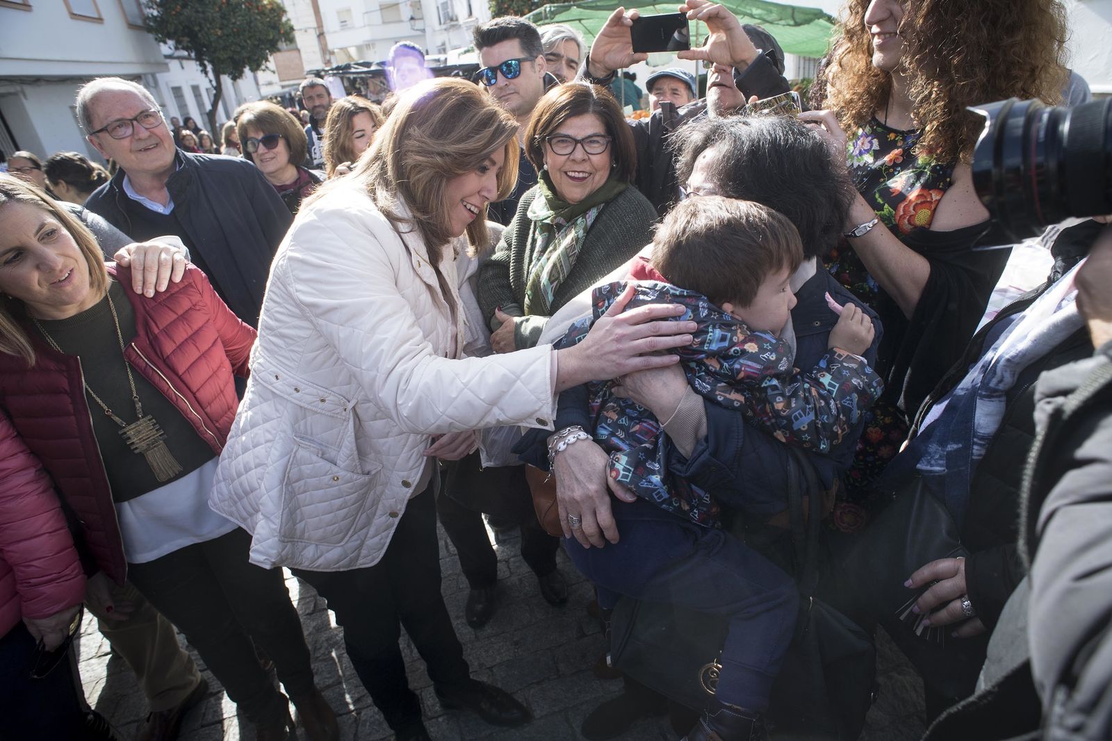 Las imágenes de Susana Díaz en Alcalá de los Gazules