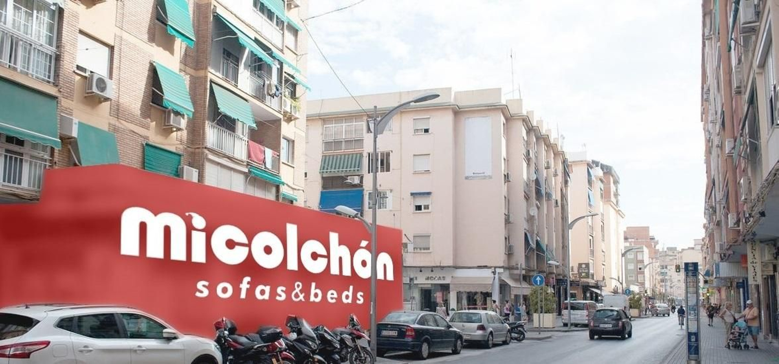 Punto la calle La Unión donde se ubicará la tienda.