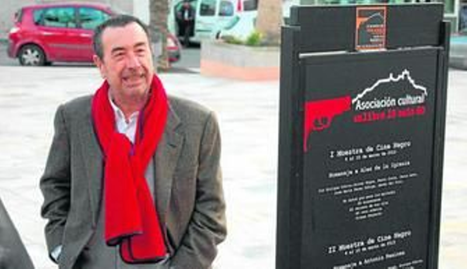José Luis Garci, ayer, antes de su intervención en el festival de Salobreña.
