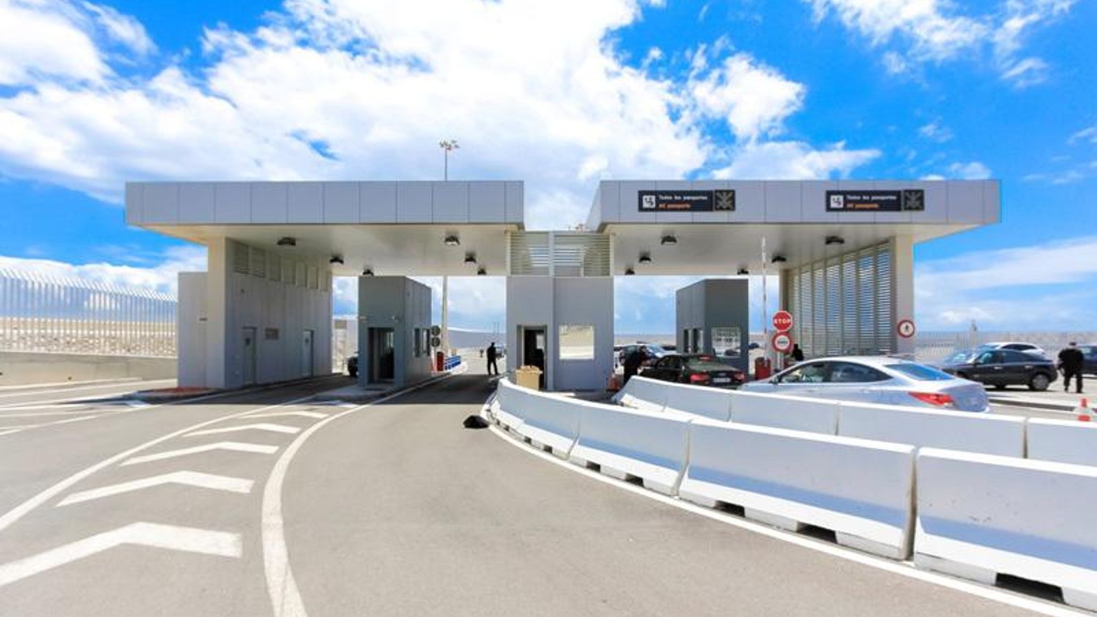 Un acceso al Puerto de Algeciras.