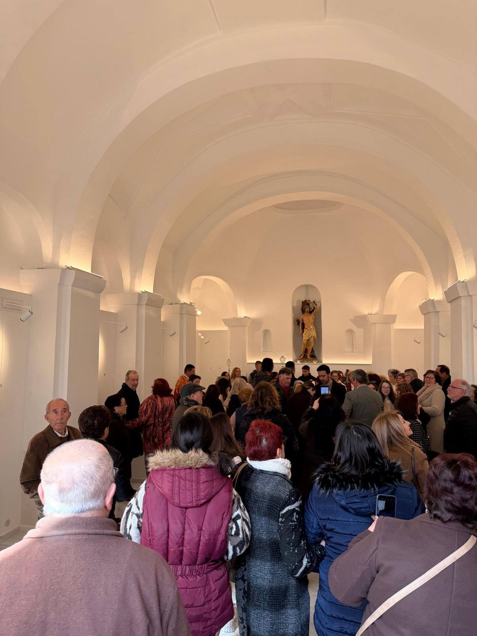 La ermita de San Sebastián de Tabernas vuelve a ser la casa del patrón