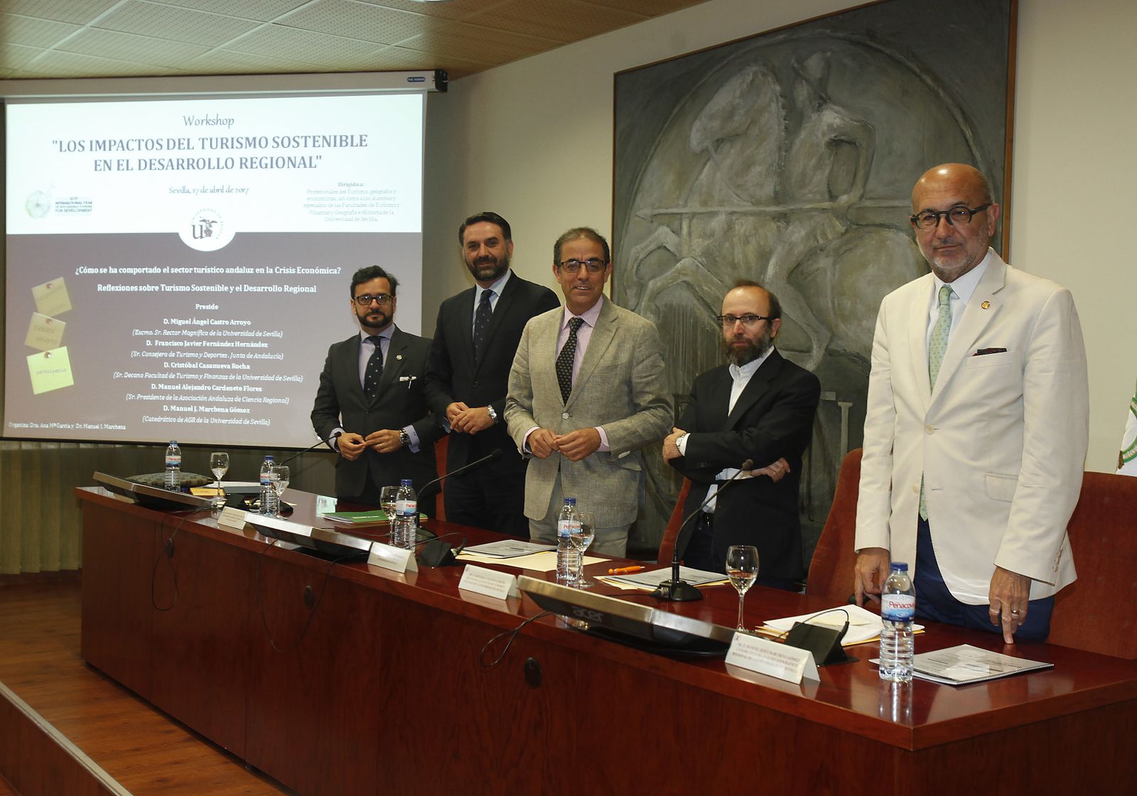 M. Alejandro Cardenete, F. Javier Fernández, Miguel Ángel Castro, Cristóbal Casanova y Manuel J. Marchena.