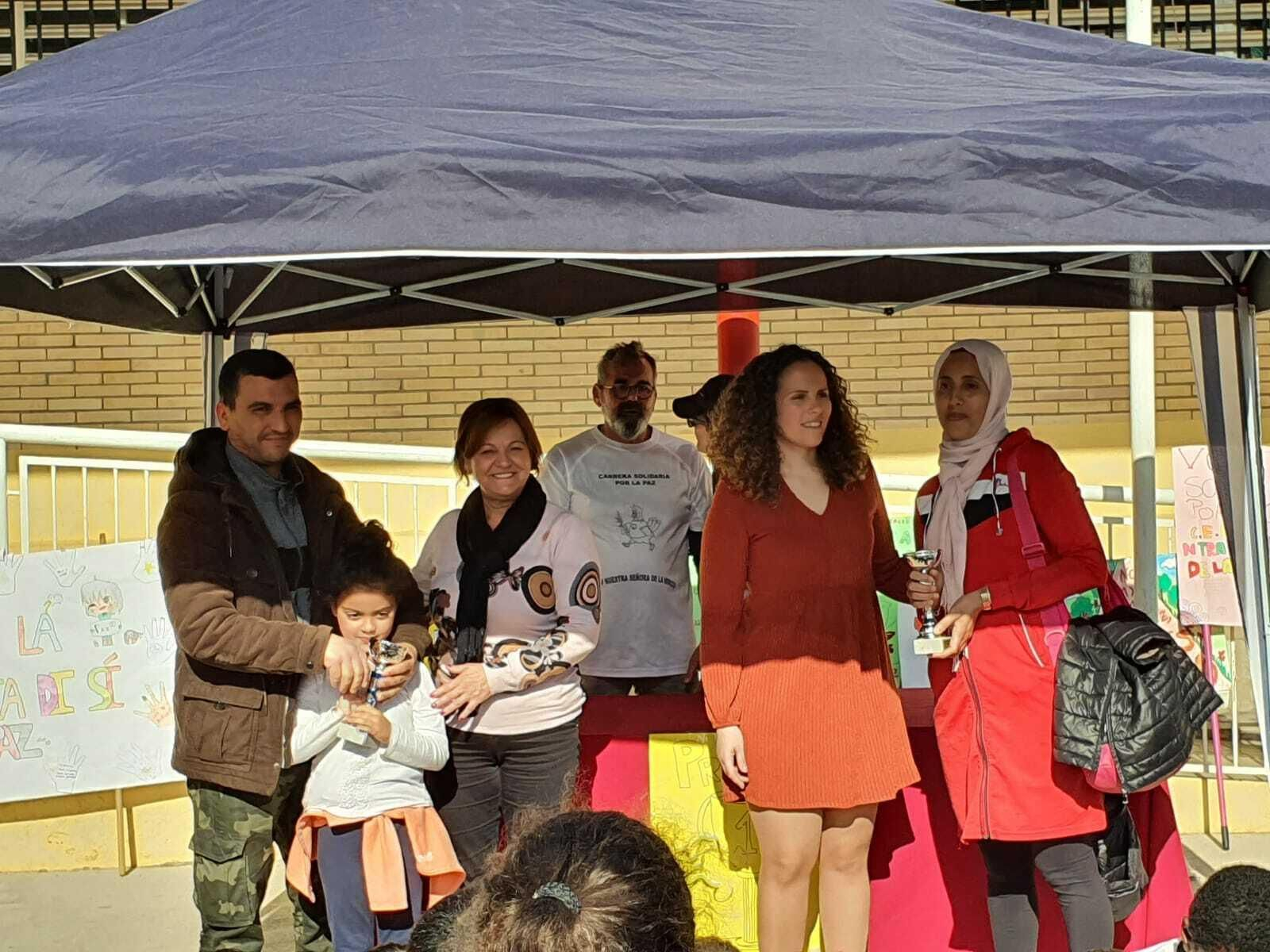 Un instante de la entrega de premios.