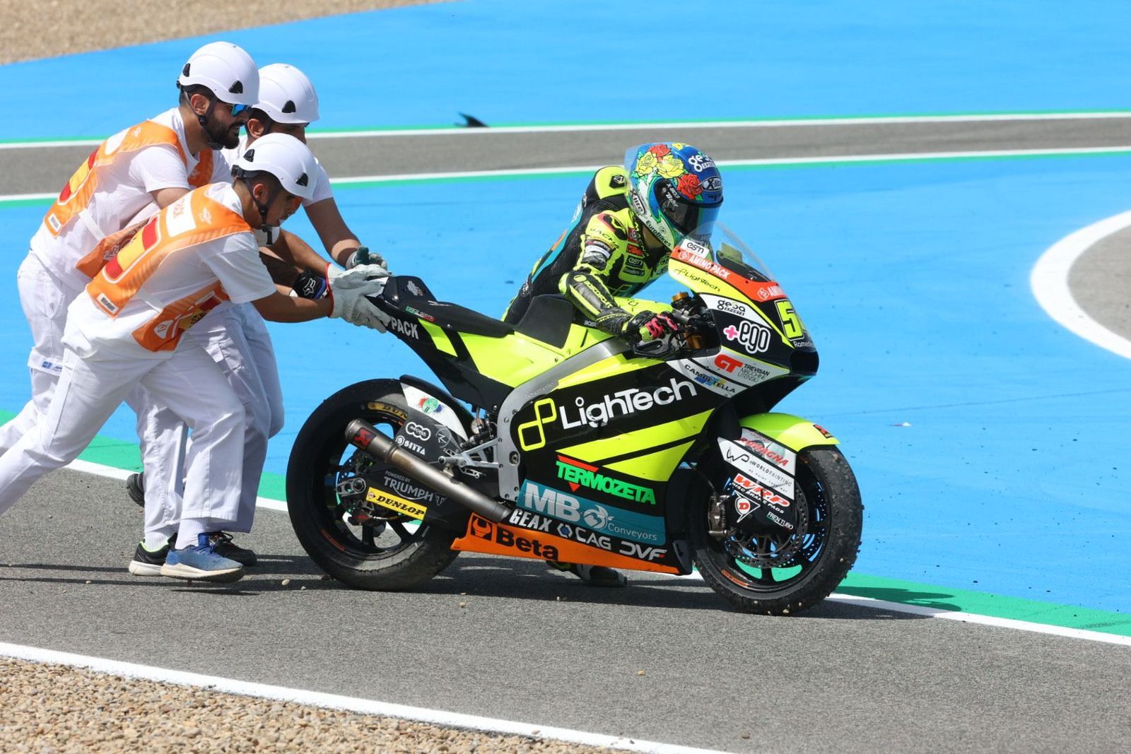 Moto2: Así fue la caída entre Dixon y Aldeguer