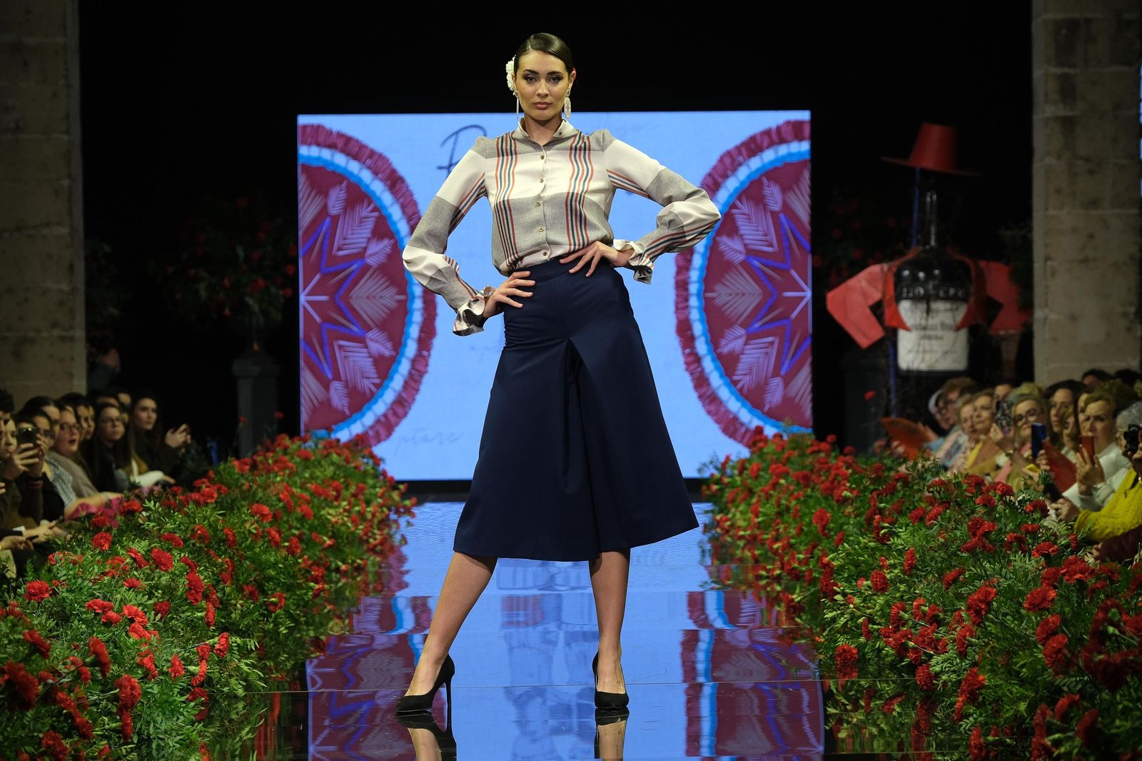 Desfile de Juan Saavedra en la Pasarela Flamenca Jerez Tío Pepe 2023