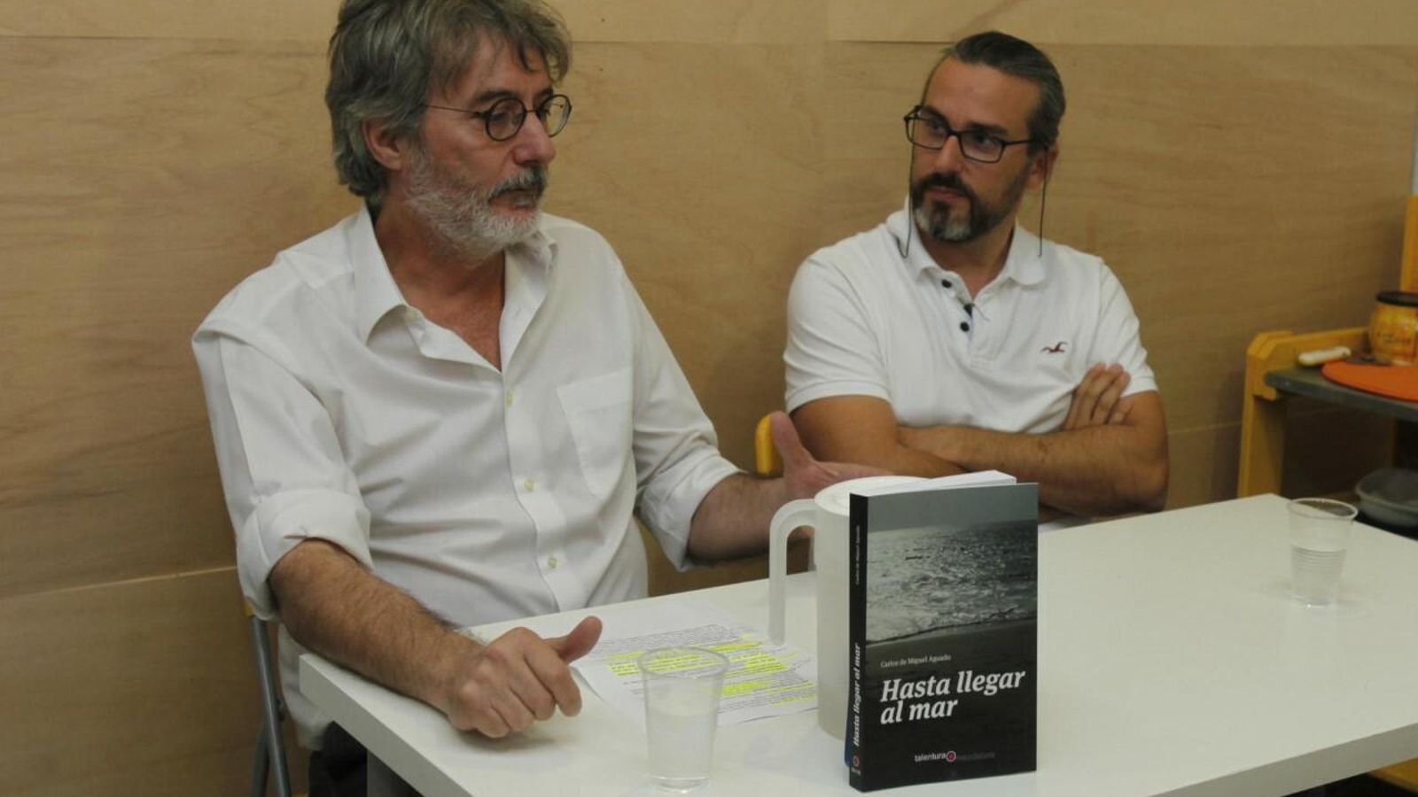Tacho Rufino, encargado de presentar el libro en la Casa Tomada.