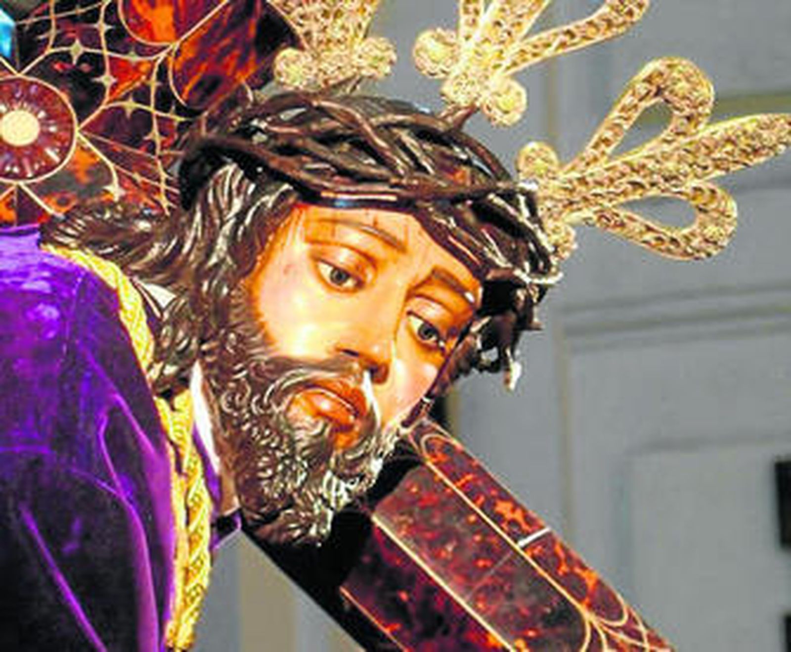 Una instantánea de Nuestro Padre Jesús Nazareno.