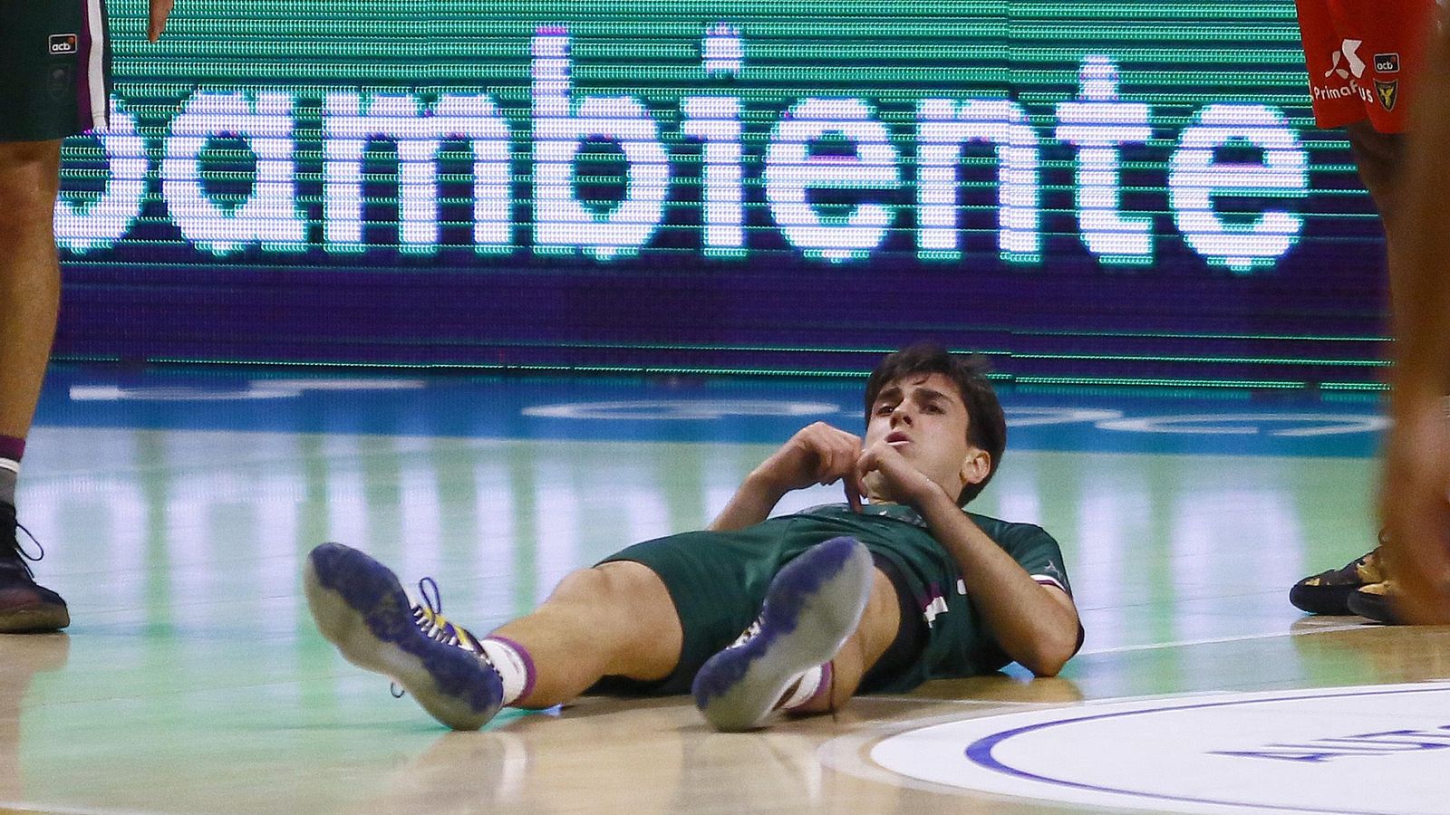 Pablo Sánchez, durante un partido.