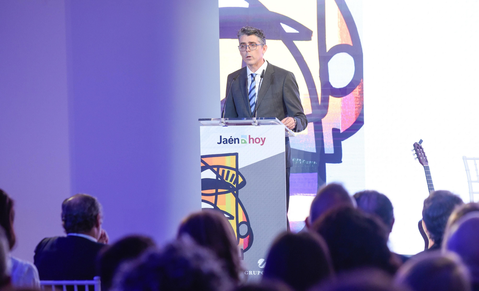 Acto de inauguración del nuevo periódico del Grupo Joly, Jaén hoy