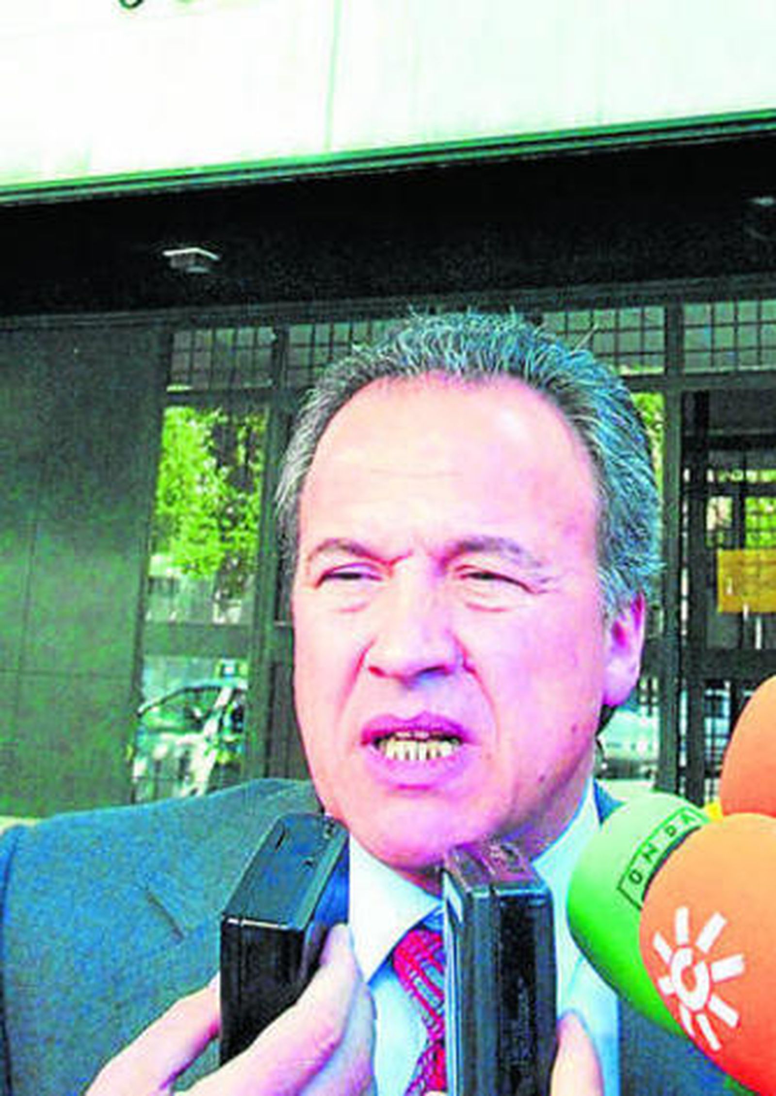 Pedro Pacheco, a las puertas de los Juzgados en una imagen de archivo.