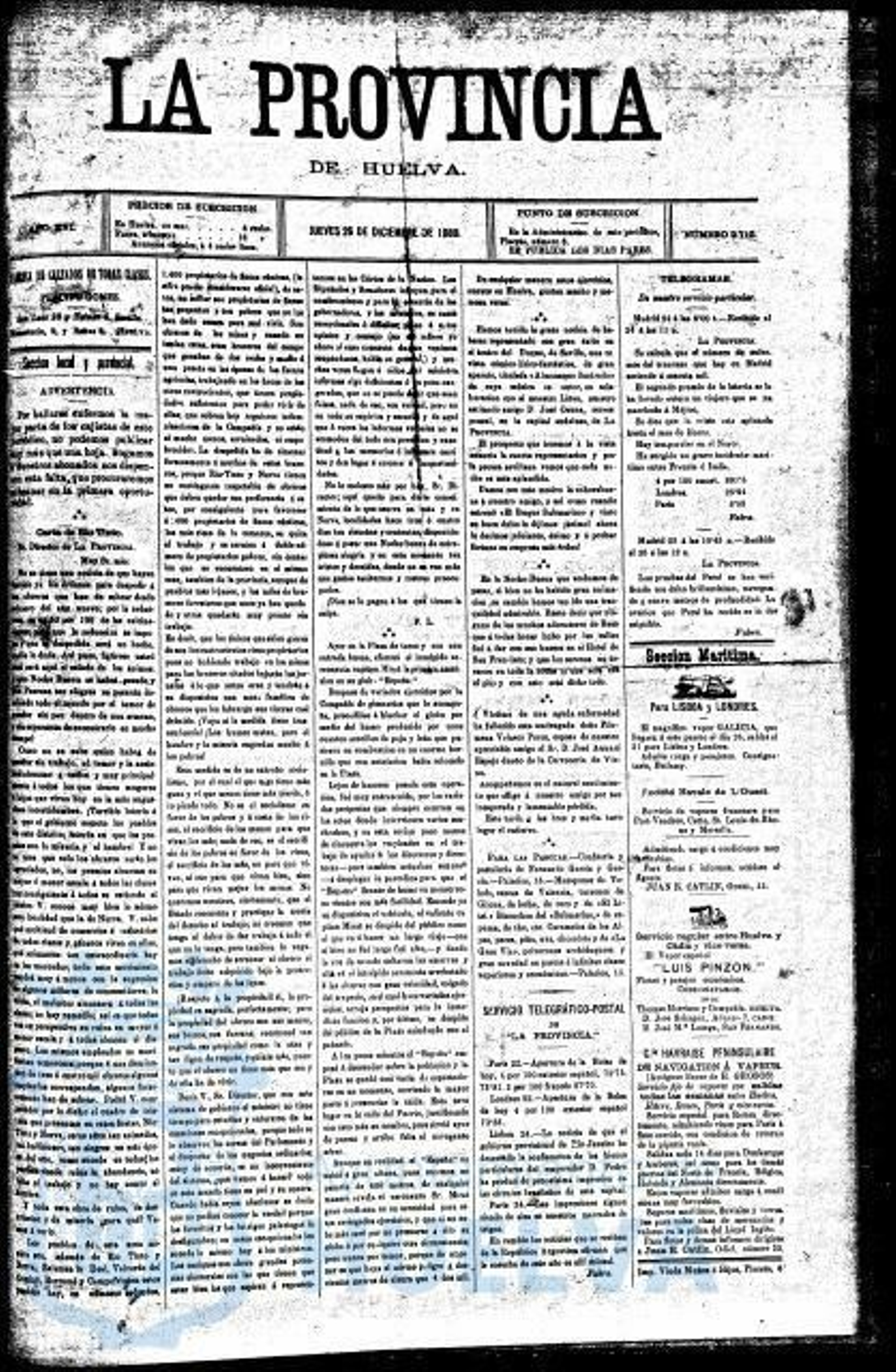 La hemeroteca del diario La Provincia es uno de los fondos más visitados.
