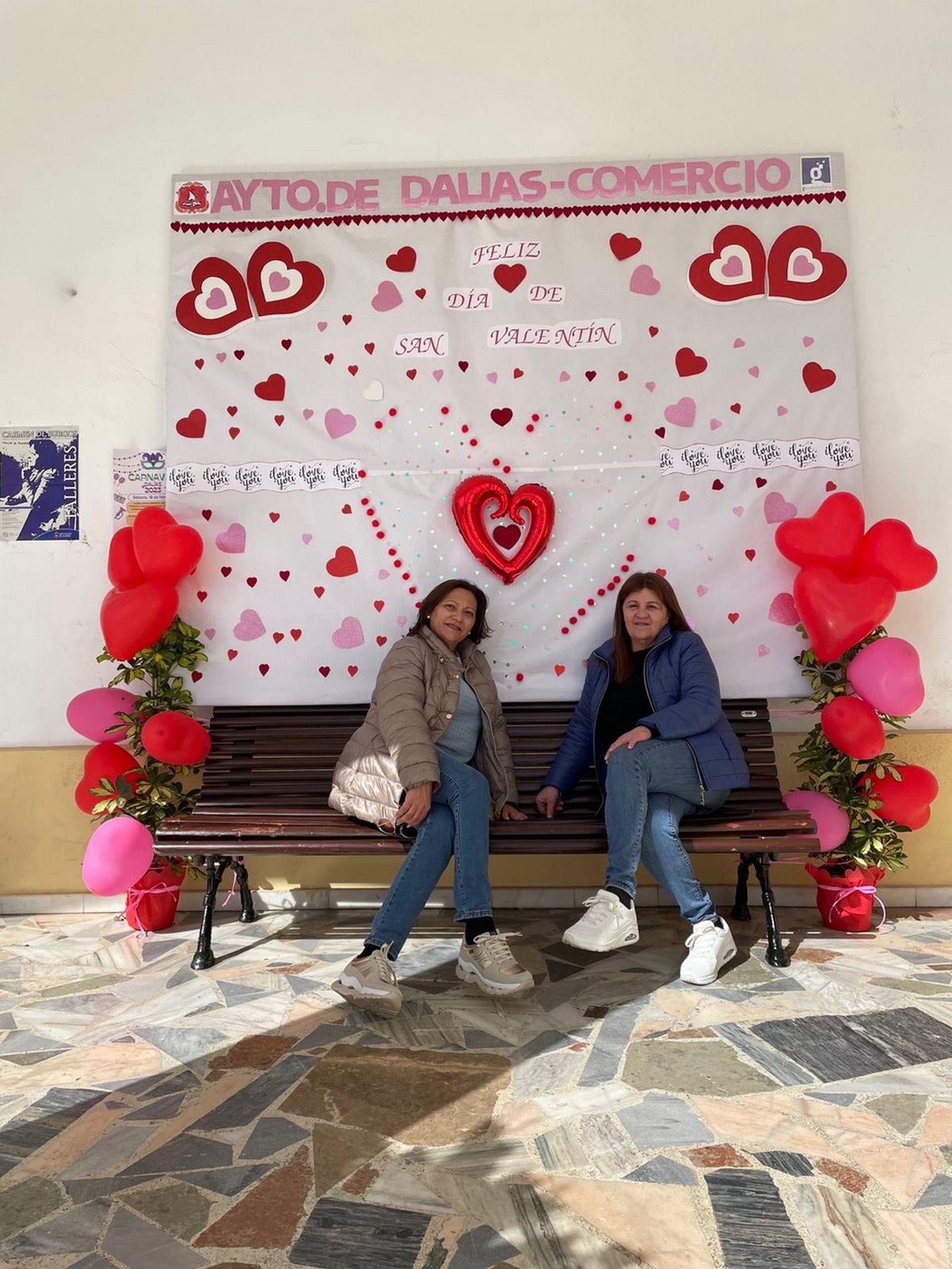 Imagen de archivo de una campaña de San Valentín en Dalías.