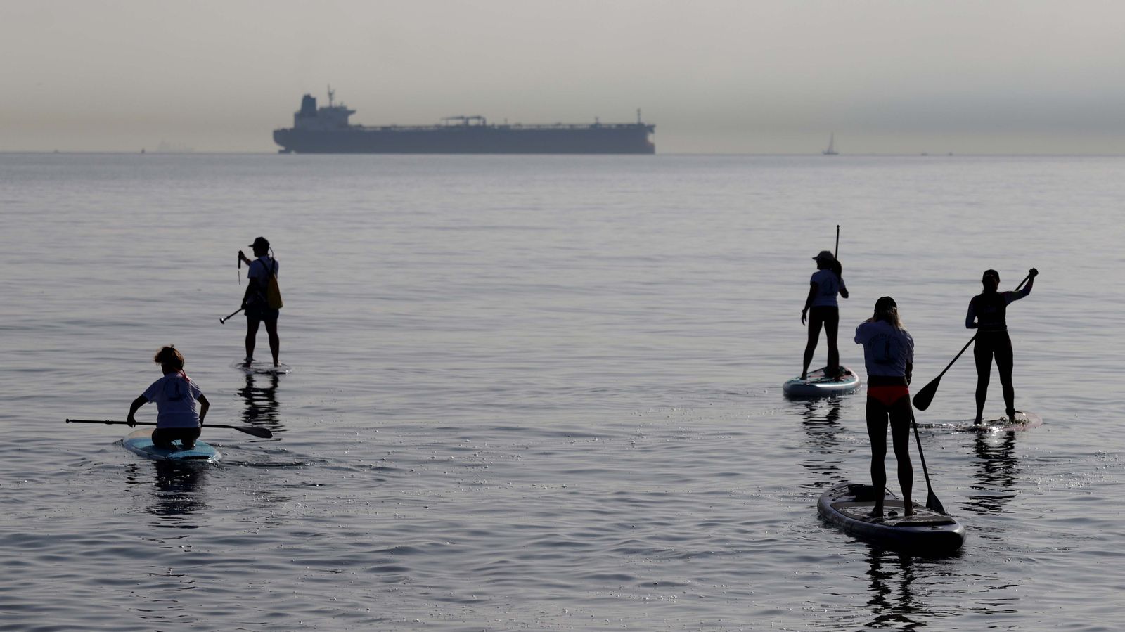 Fotos de la II concentración de paddel surf en la playa de Getares