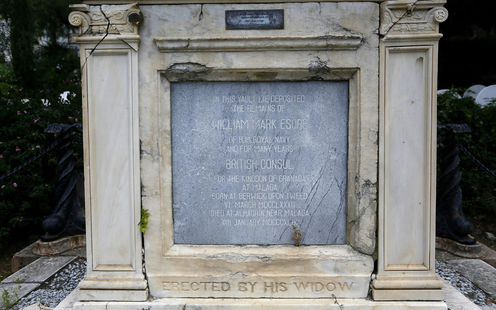 El cementerio Inglés de Málaga, en fotos