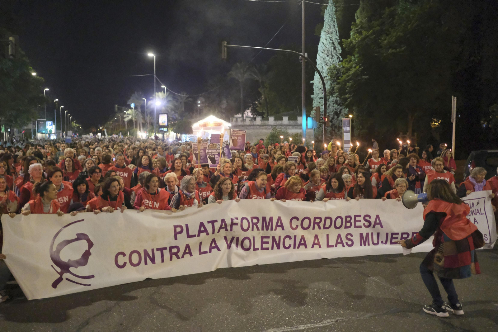 Cabeza de la manifestación.