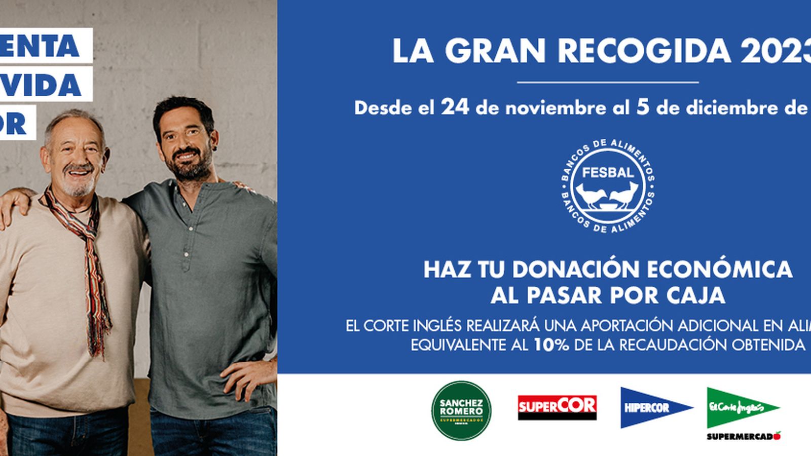 Cartel de la Gran Recogida de Alimentos 2023.