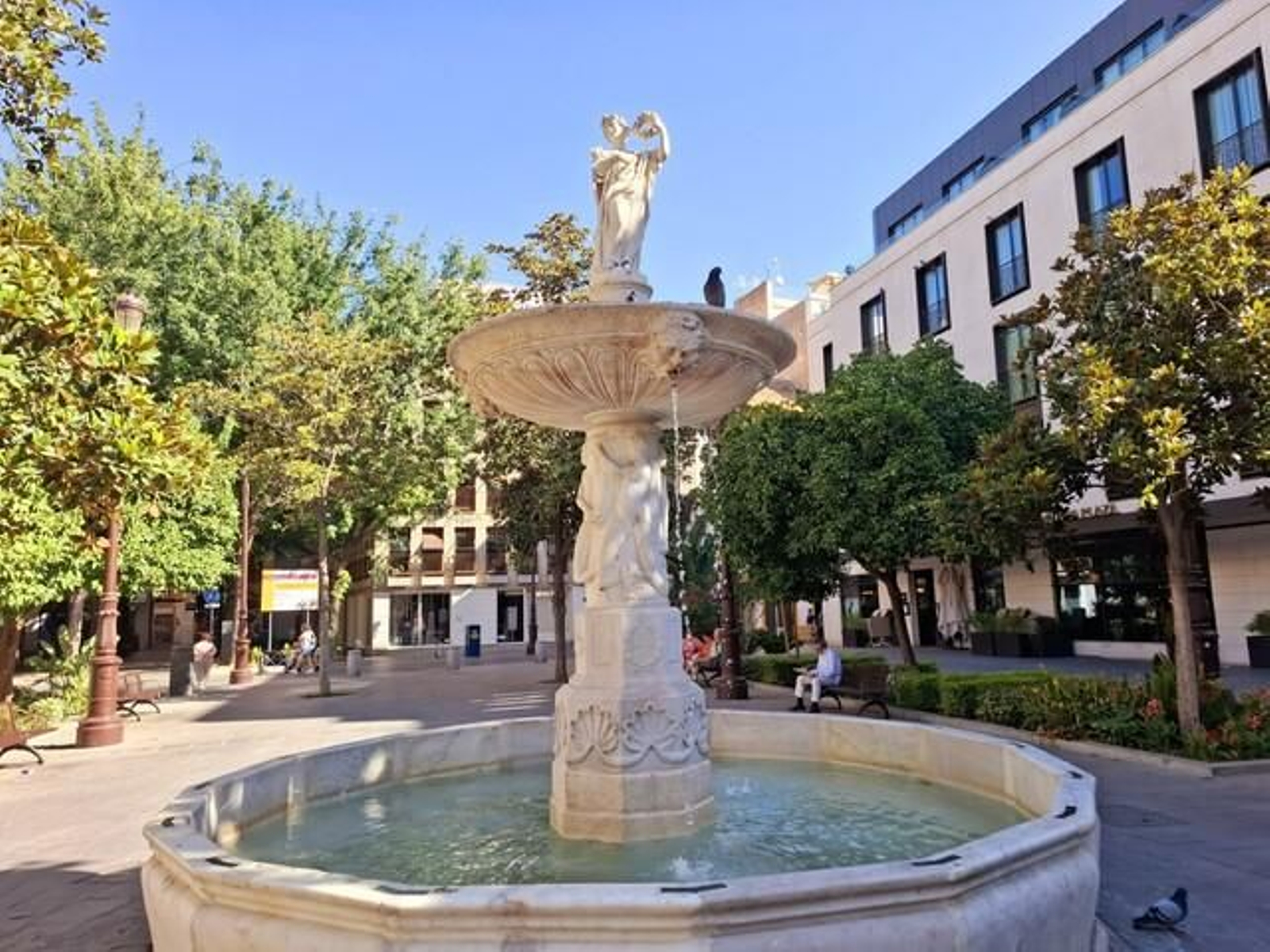 La fuente y los árboles de la Magdalena