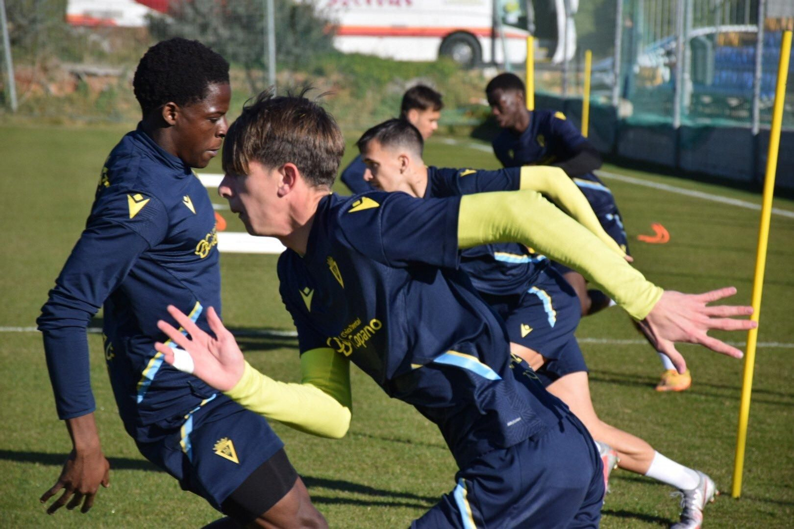 Kikín durante el entrenamiento del sábado.