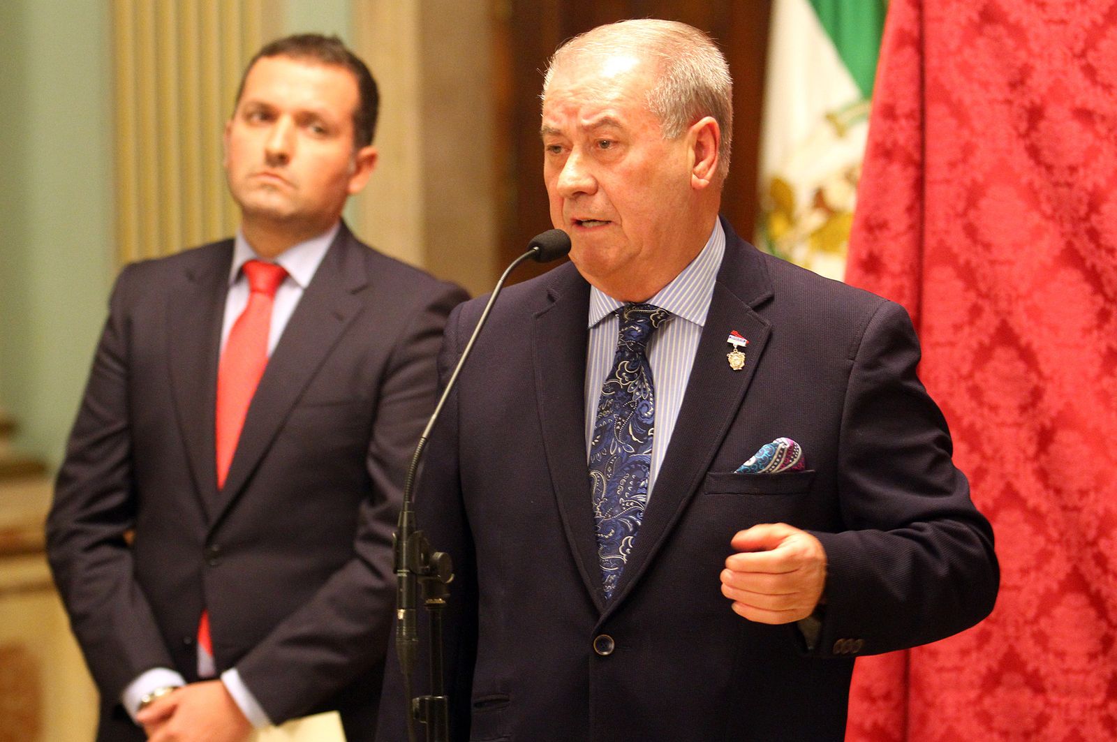 Imágenes de la presentación del cartel de la Semana Santa 2018