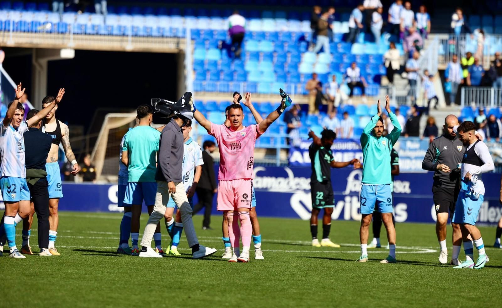 El Málaga CF - Atlético Baleares, en fotos