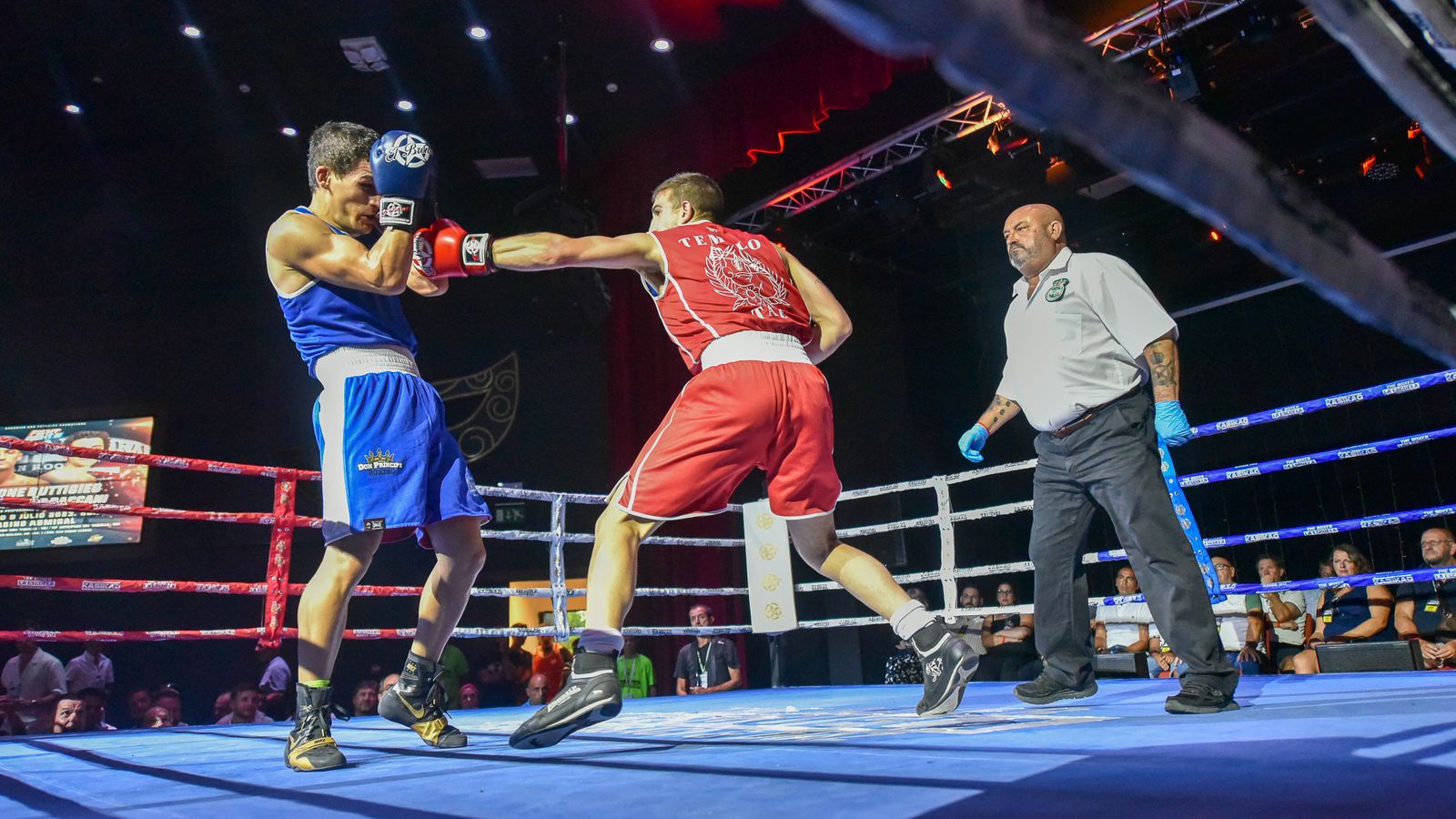 Fotos de la velada de boxeo del Don Príncipe en el casino de San Roque
