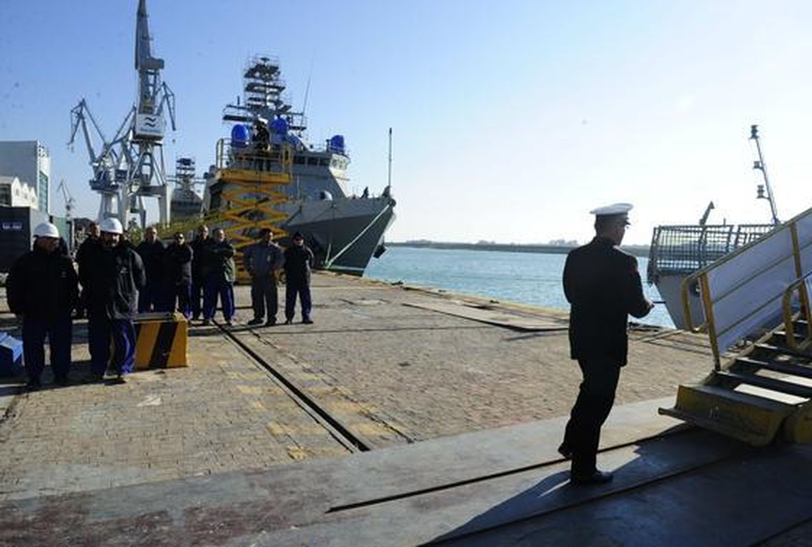 Navantia entrega el buque de Vigilancia Litoral Naiguatá a la Armada de Venezuela.   Foto: Elias Pimentel
