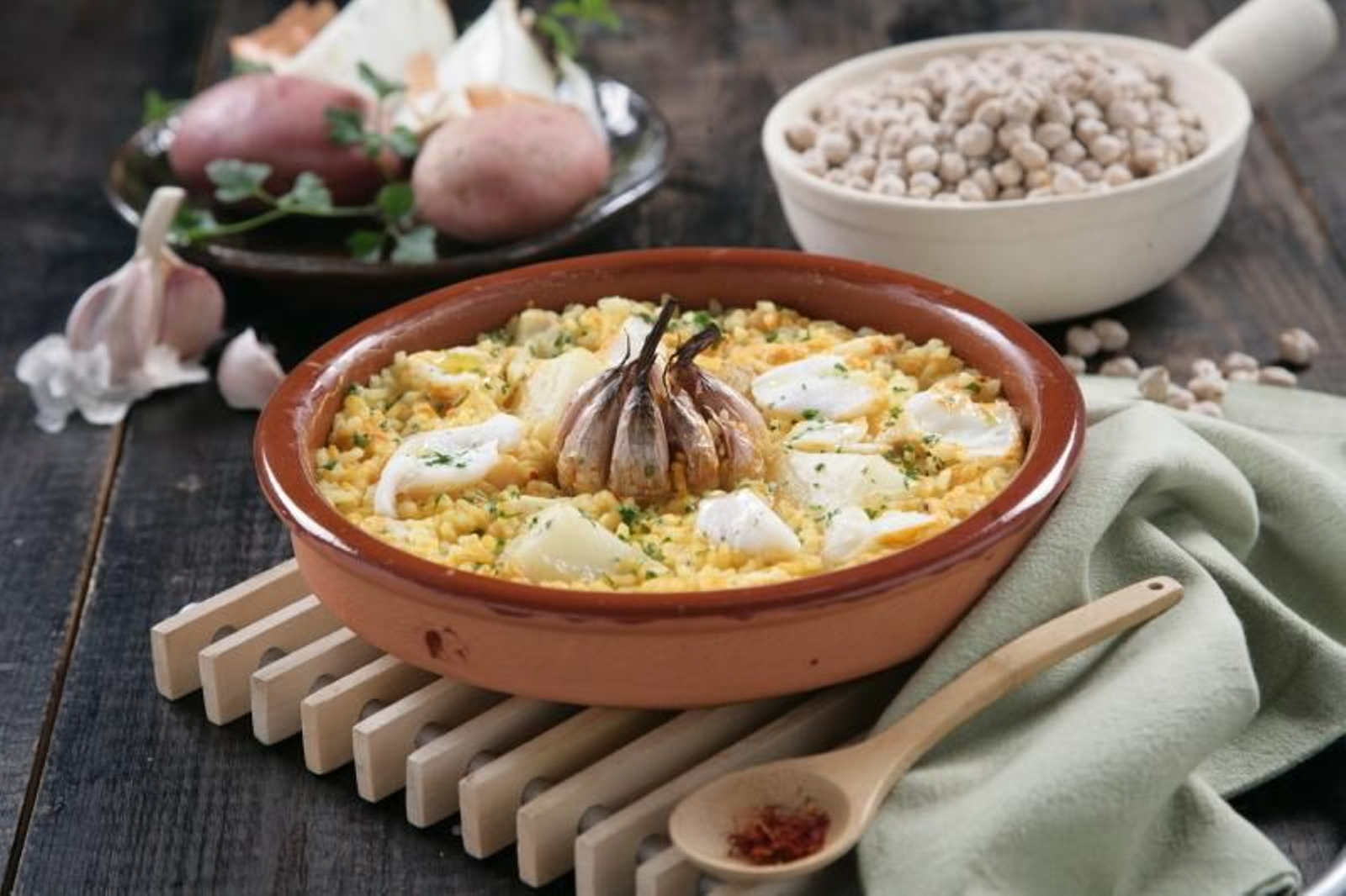 Receta de arroz al horno con costillas