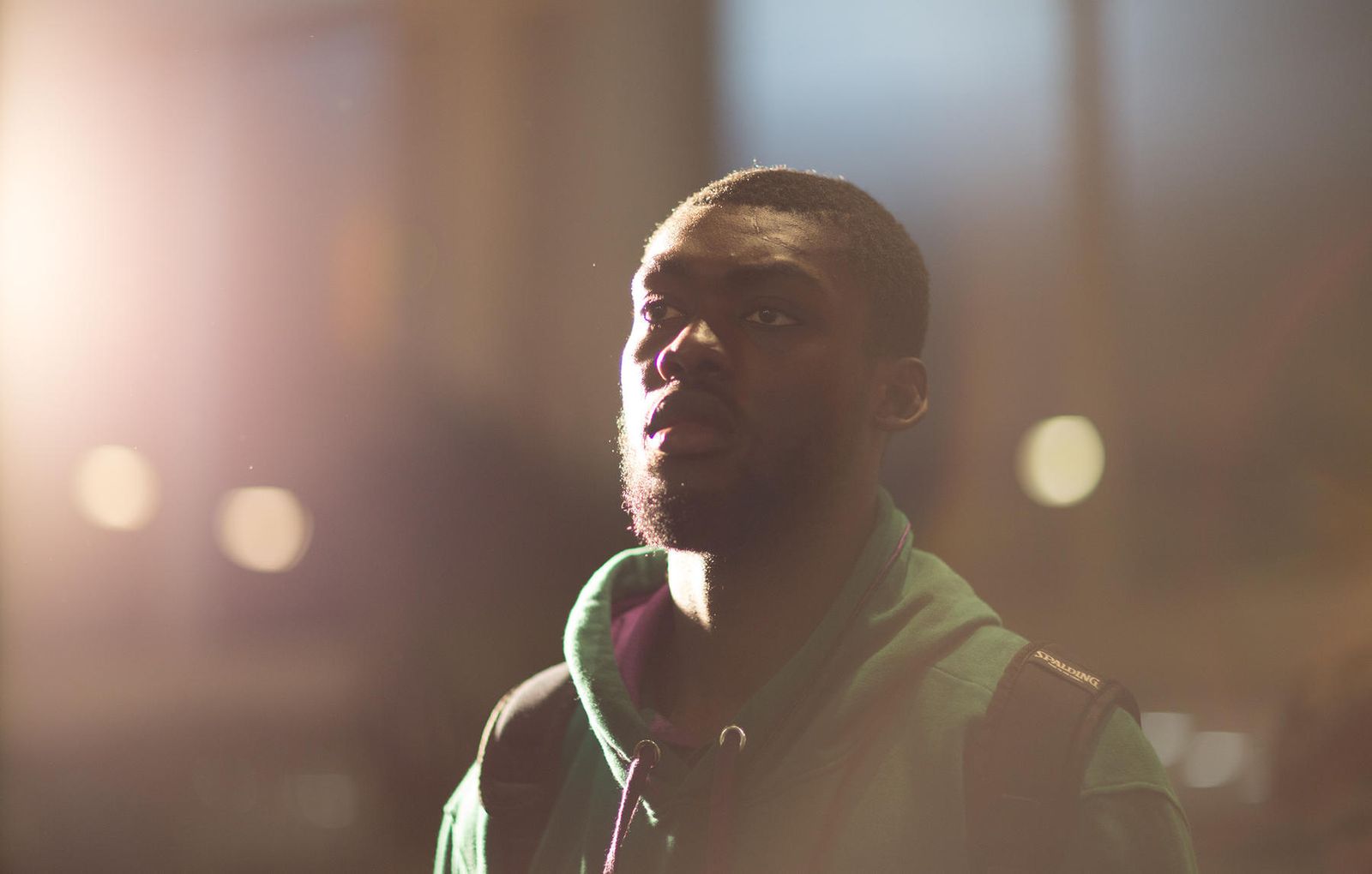 Viny Okouo, en su etapa en Málaga.