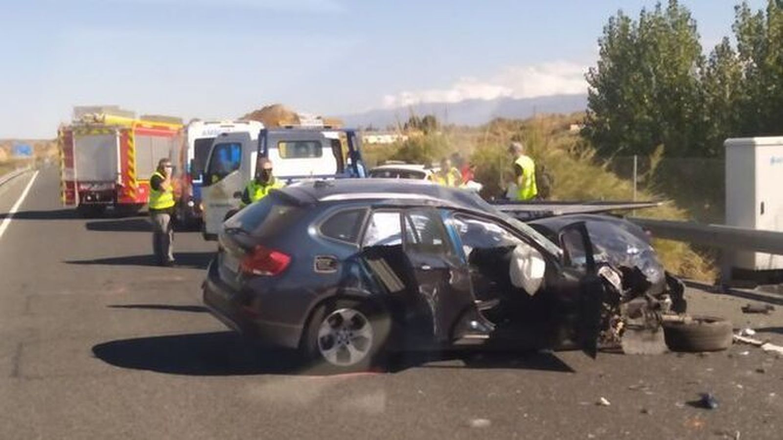 El 'kamikaze' que colisionó en la A-92 en Granada era un septuagenario que tuvo un despiste