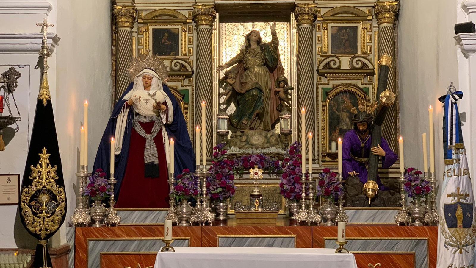 Así amanecerán este Martes Santo las imágenes del Caído Así amanecerán este Martes Santo las imágenes del Caído