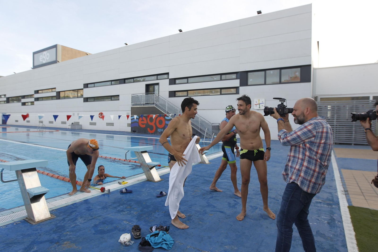 Fotogalería triatleta Javier Gómez Noya en Almería