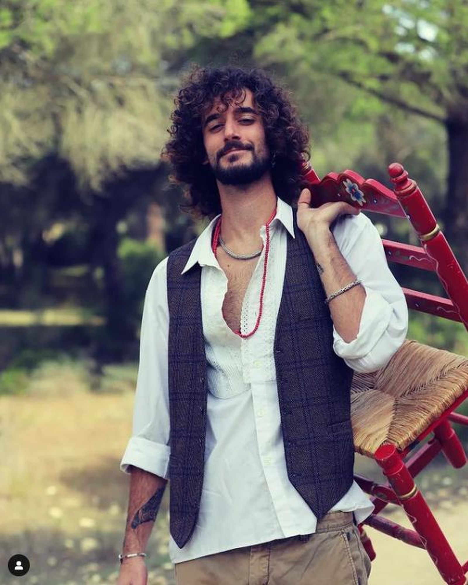 El artista Paquito Salvaje.