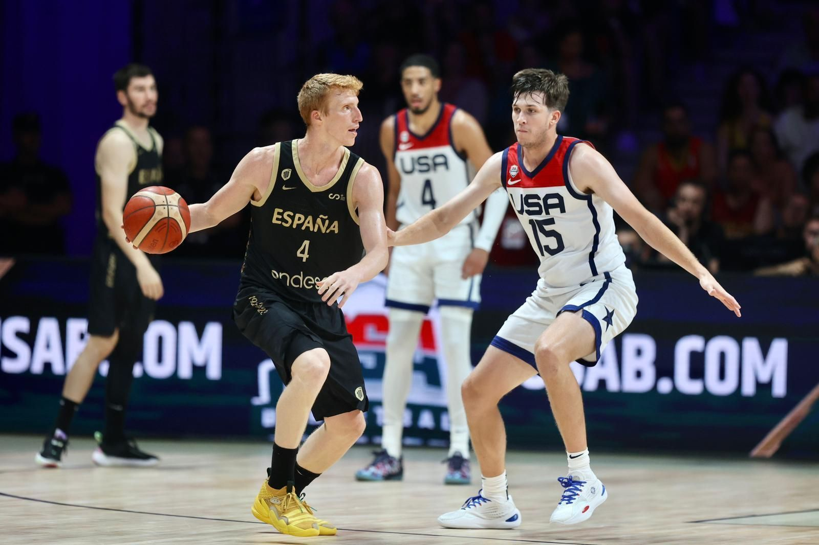 Las imágenes del España-Estados Unidos en el Martín Carpena