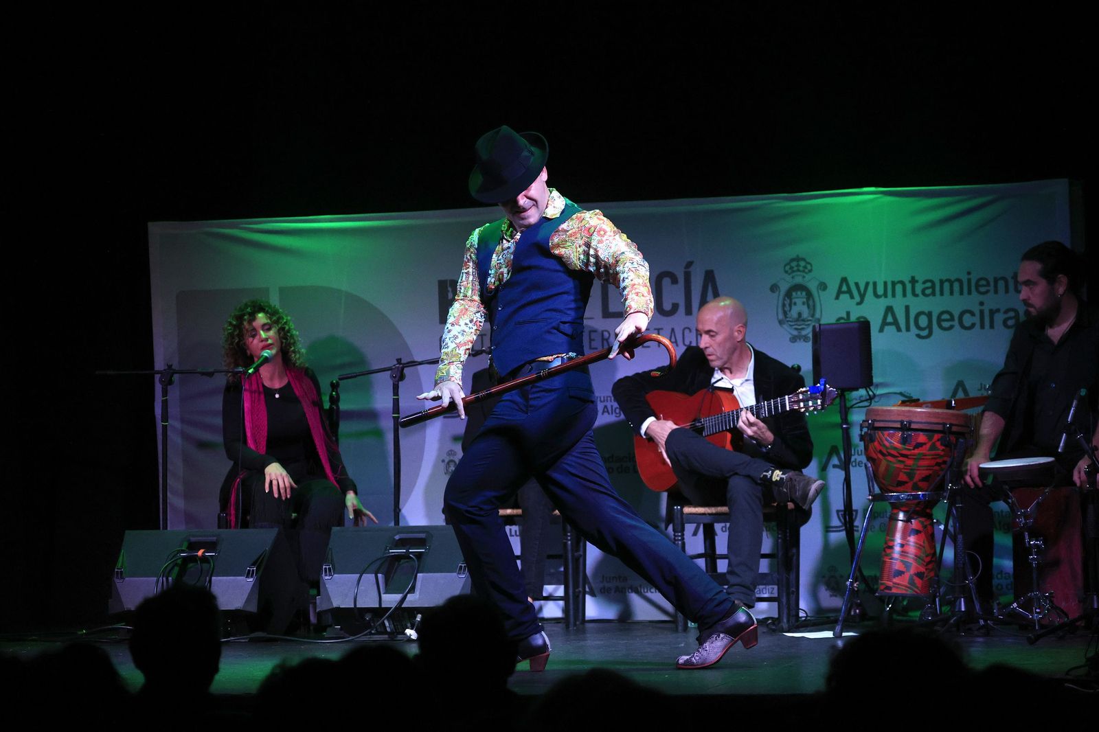 Fotos del espectáculo "Mi sentir flamenco" de David Lozano en el Centro Paco de Lucía de Algeciras