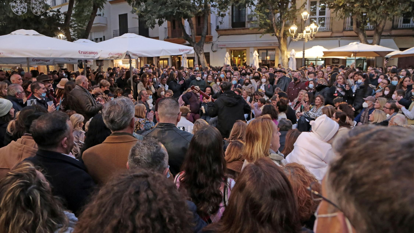 Celebración de una zambomba, el pasado mes de noviembre.