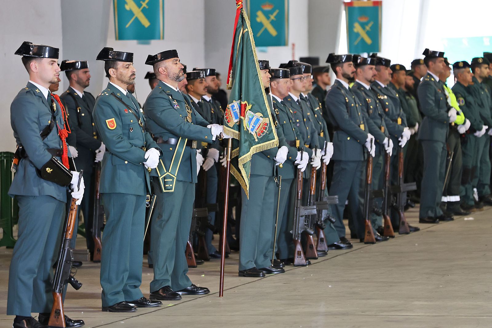 Imágenes de la jura del cargo de Julio Serrano Checa como Jefe de la Comandancia de la Guardia Civil de Huelva