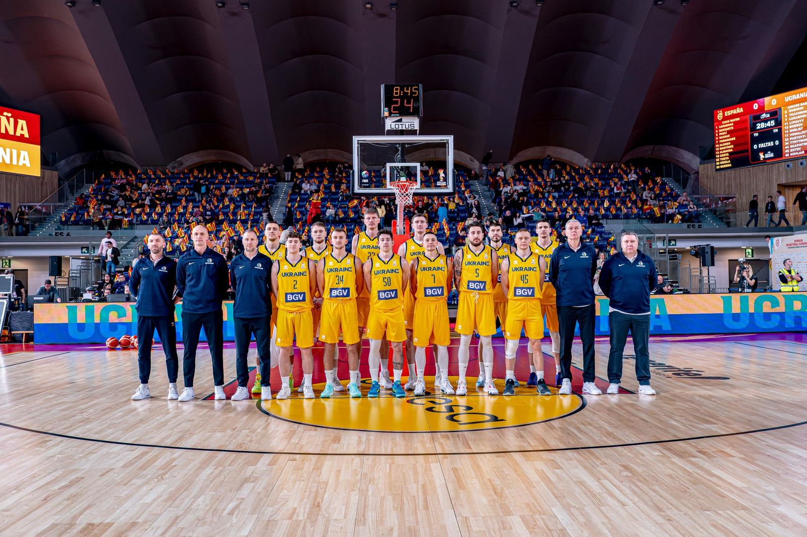 Las mejores fotos del España-Ucrania de baloncesto