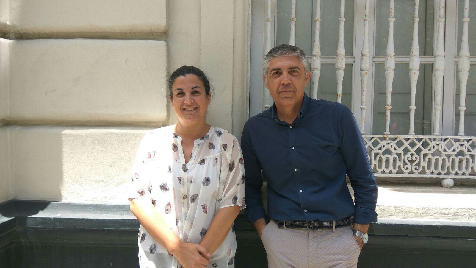 María del Mar Burgal y Fernando Mejías.